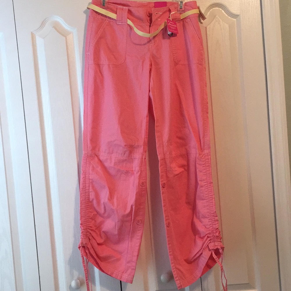 Aeropostale cargo pants pink